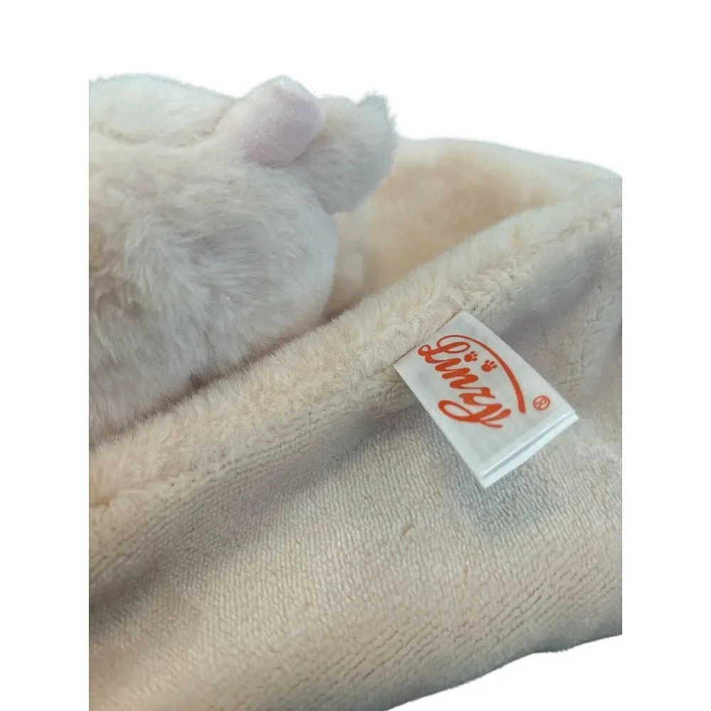Lot of Lovey Security Blankets Soft Baby Dog Cow‎ Monkey Owl Plush Animals Clean